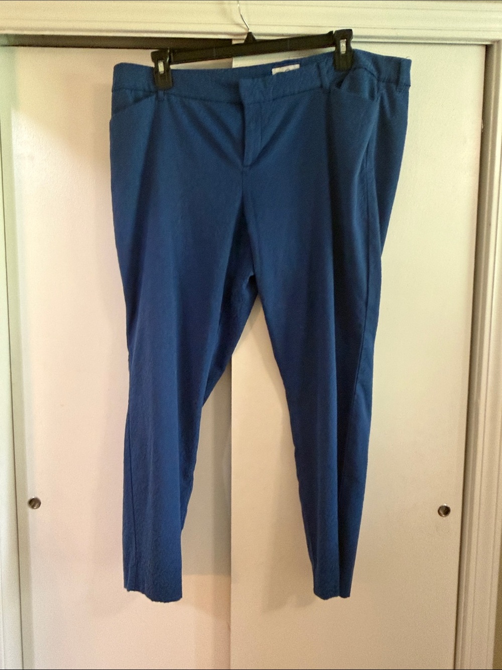 Old Navy Royal Blue Straight-Leg Women's Pants